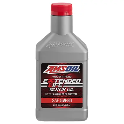 AMSOIL XL 5W-30 100% Synthetic Motor Oil quart bottle